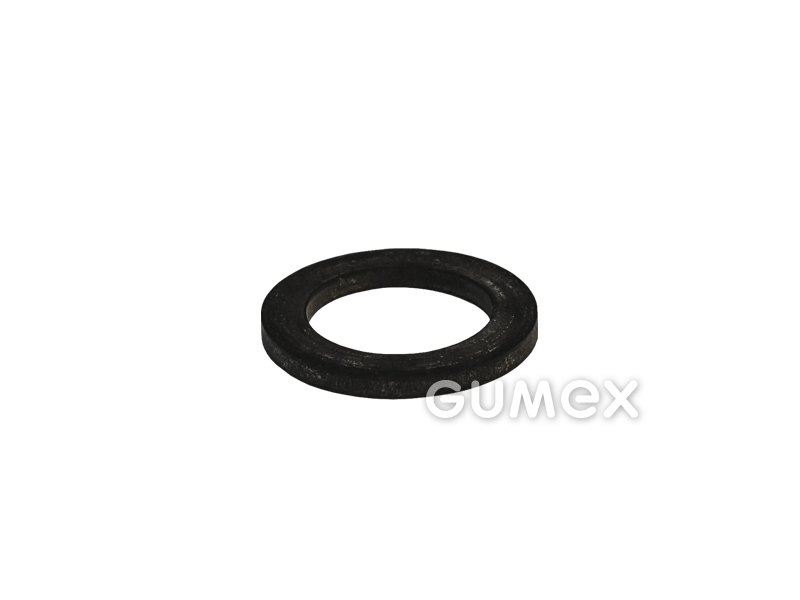 Dichtung für schwarze Kunststoffkupplungen mit Gewinde G 1", Gummi, schwarz, 